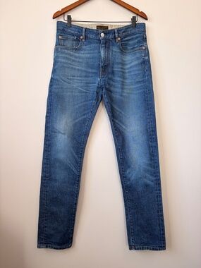 Belstaff Luxury Men's Slim Straight Leg Denim Jeans Size 32